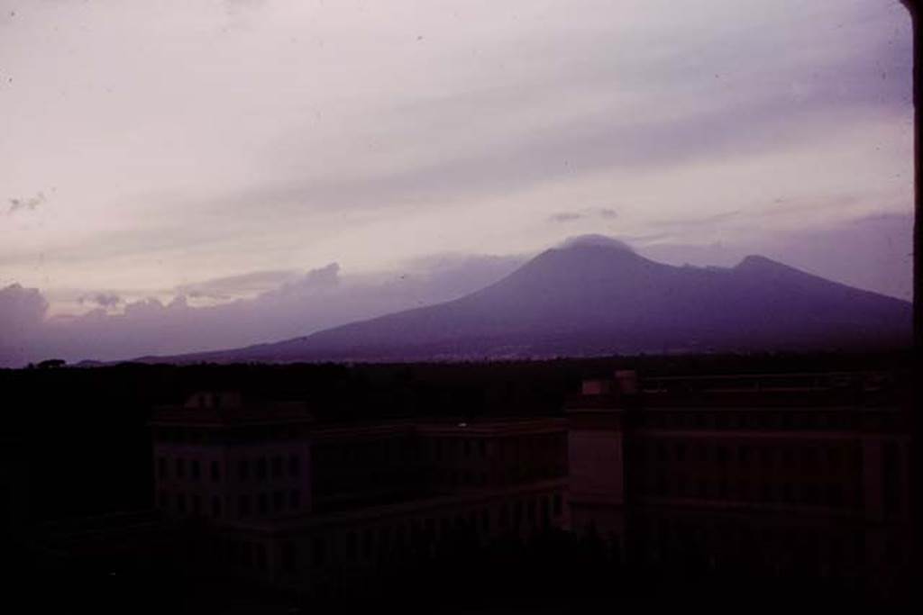 Looking north towards Vesuvius. 1964. Photo by Stanley A. Jashemski.
Source: The Wilhelmina and Stanley A. Jashemski archive in the University of Maryland Library, Special Collections (See collection page) and made available under the Creative Commons Attribution-Non-commercial License v.4. See Licence and use details.
J64f0952