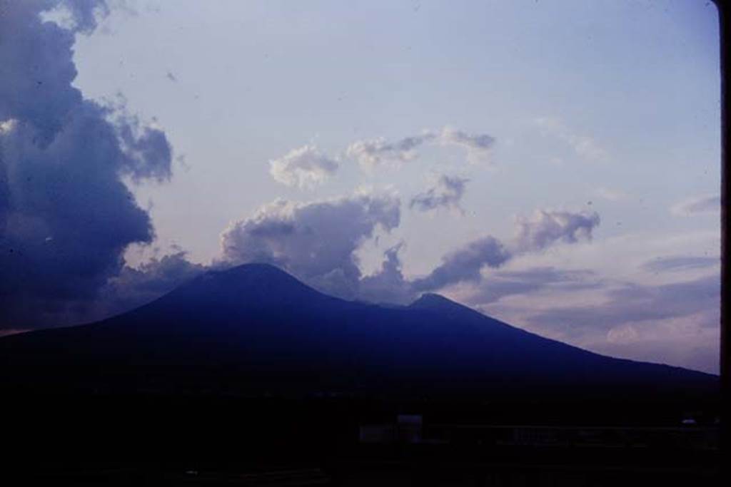 Vesuvius. 1966. Photo by Stanley A. Jashemski.
Source: The Wilhelmina and Stanley A. Jashemski archive in the University of Maryland Library, Special Collections (See collection page) and made available under the Creative Commons Attribution-Non-commercial License v.4. See Licence and use details.
J66f0610