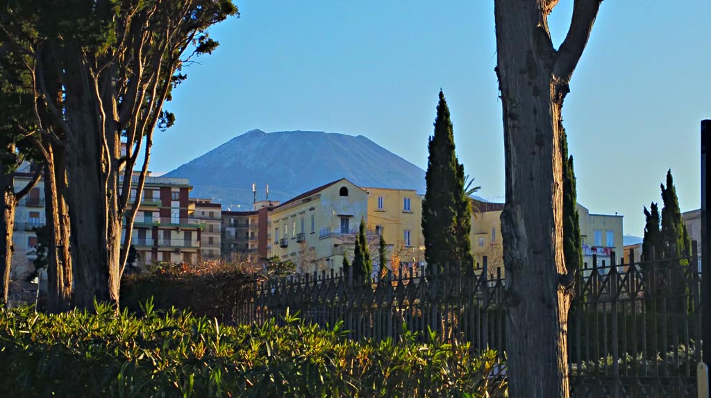 Vesuvius, from Herculaneum. Photo taken between October 2014 and November 2019. Photo courtesy of Giuseppe Ciaramella.