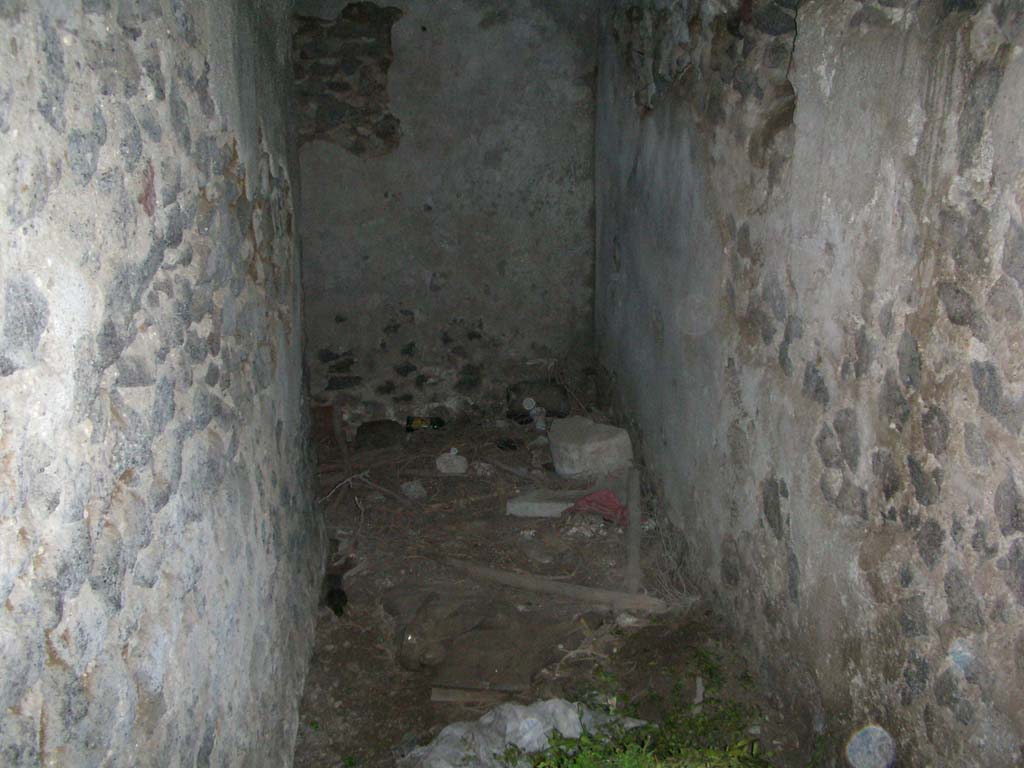 Tower XII, Pompeii. May 2010. 
Looking east through doorway at rear of vaulted room in base of Tower. Photo courtesy of Ivo van der Graaff.