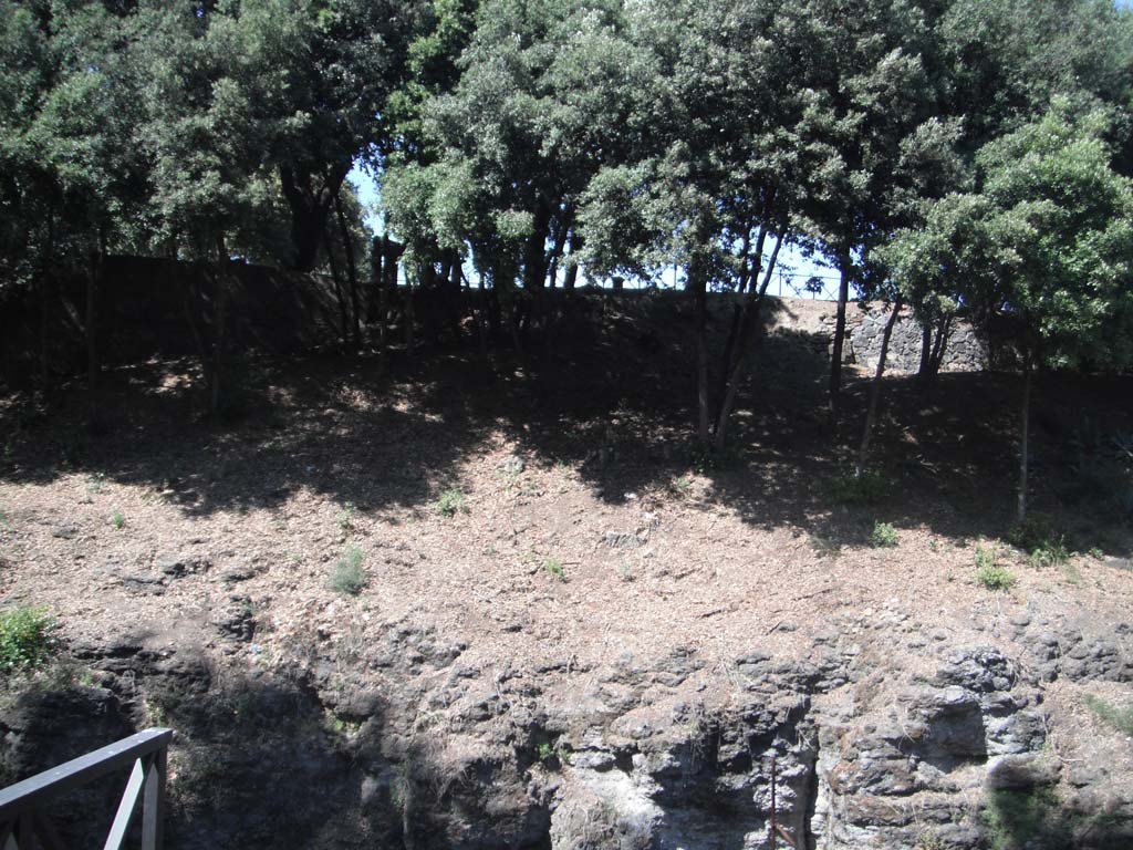 VIII.2.30 Pompeii, June 2012.  
Looking north towards rear of Triangular Forum, continuation from above photo. Photo courtesy of Ivo van der Graaff.