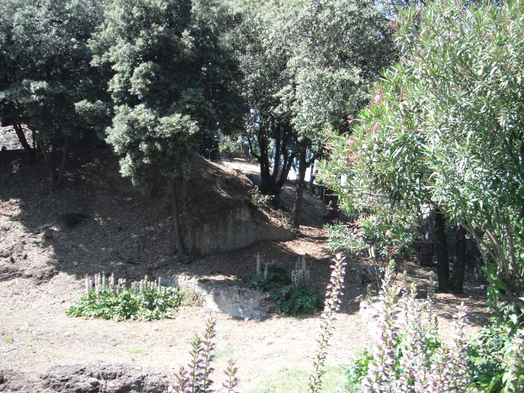 VIII. Pompeii, June 2012.  
Looking north towards rear of Triangular Forum, continuation from above photo. Photo courtesy of Ivo van der Graaff.