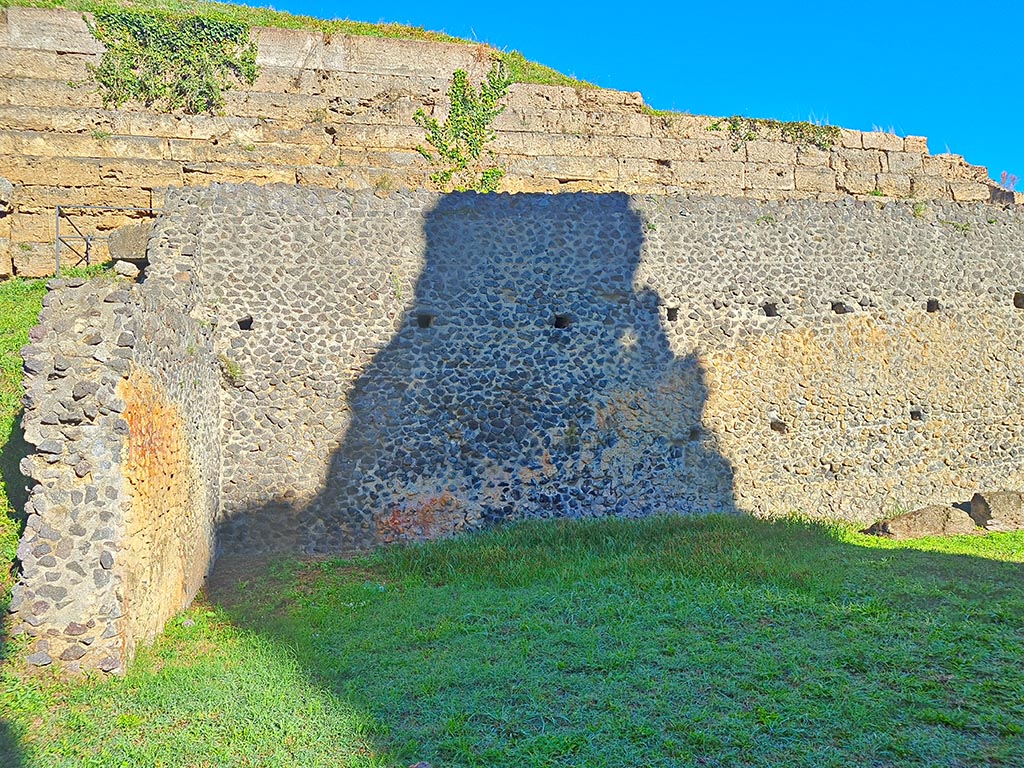 City Walls on south side, Pompeii. October 2024.
Looking north towards wall on west side of Nocera Gate. Photo courtesy of Giuseppe Ciaramella.