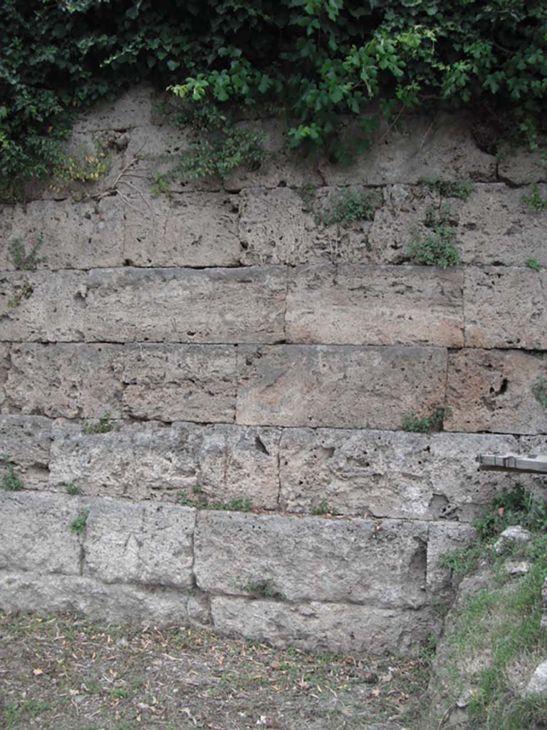 Walls on south side of City, Pompeii. May 2010. 
City Walls on west side of Tower IV. Photo courtesy of Ivo van der Graaff.