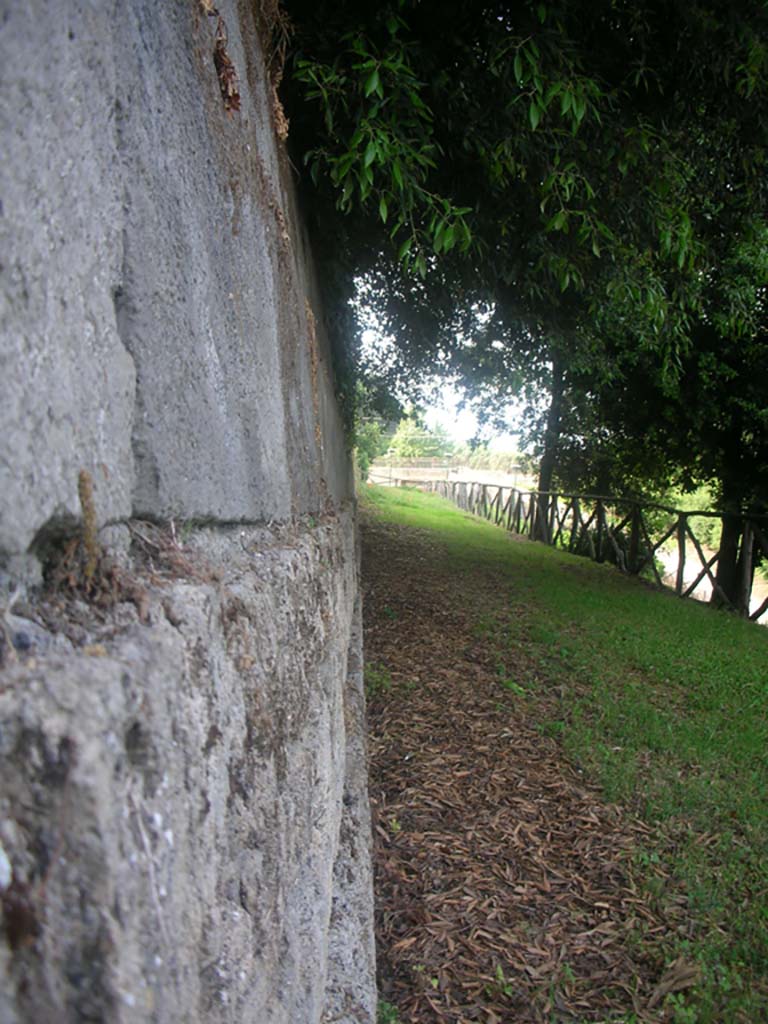 Tower VI, Pompeii. May 2010. 
Looking north along City Walls from Tower VI.  Photo courtesy of Ivo van der Graaff.